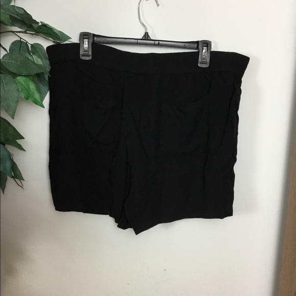 SONOMA XXL black 100% rayon pull on shorts - Picture 3 of 11